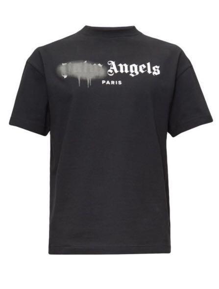 Palm Angels sprayed tee Men s Fashion Tops Sets Tshirts
