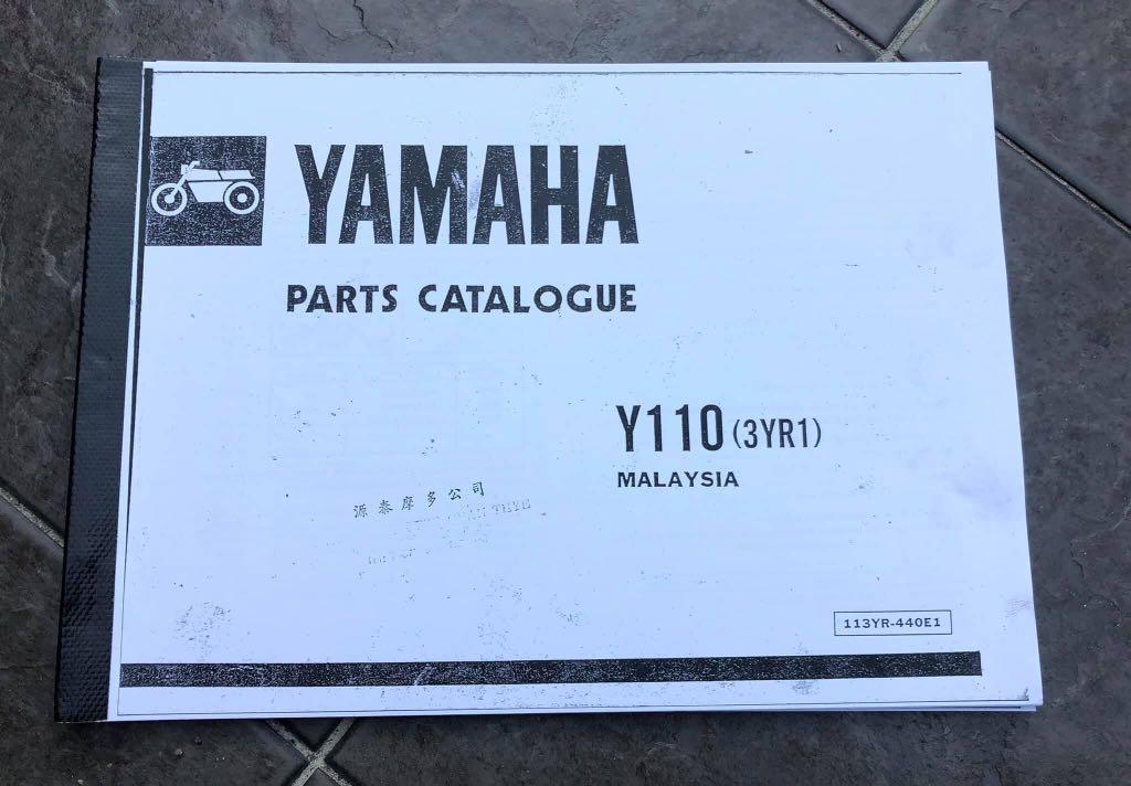 Part Catalog Yamaha SS110 (3YR), Everything Else, Others on Carousell