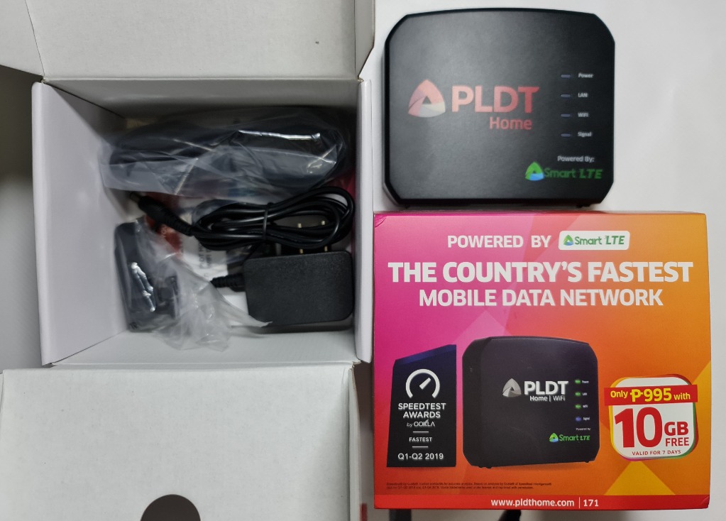 PLDT Home Prepaid Wifi Black Complete Package, TV & Home Appliances, TV