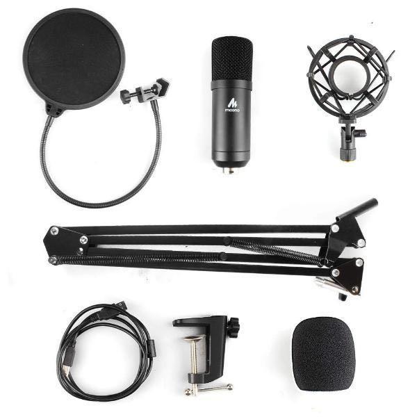 Podcasting Microphone Kit (Category: Microphones) located in Quezon City. Submitted by beng168 (Listing ID 1042366978, Image 2). Description: Professional Audio Innovation Hi-Res Sound Chip Set Compatible with Windows and Mac Stable Metal BoomArm System w/ Pop Filter .