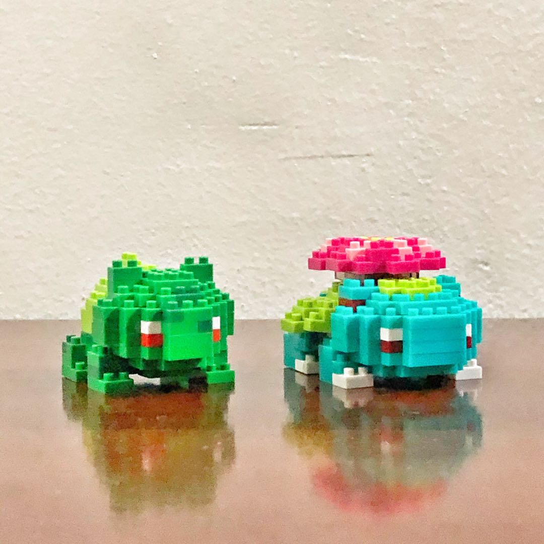 Pokemon Nanoblocks Bulbasaur, Venusaur set, Hobbies & Toys, Toys