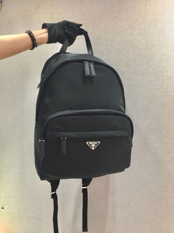 PRADA NYLON BACKPACK Men s Fashion Bags Backpacks on Carousell