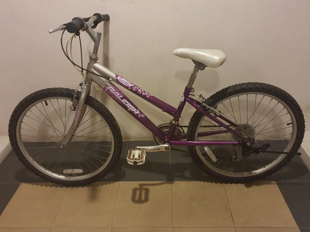 RALEIGH KRUSH BICYCLE. ORIGINALLY COMES WITH SHIMANO 3X6 18