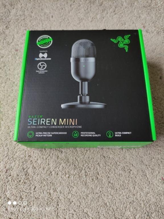 Razer Seiren Mini Ultra Compact Streaming Microphone Smaller Version Of Seiren X Tv Home Appliances Tv Entertainment Entertainment Systems Smart Home Devices On Carousell