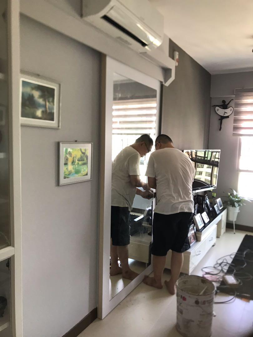 Repair Mirror Wardrobe Repair Repair Aircond, Home Services