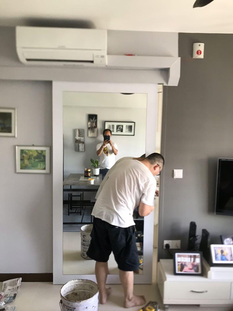 Repair Mirror Wardrobe Repair Repair Aircond, Home Services