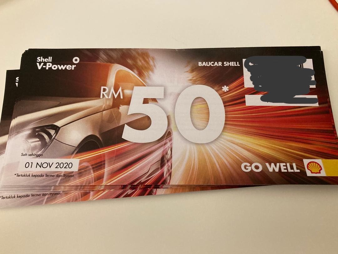 RM50 Shell Fuel Vouchers, Tickets & Vouchers, Vouchers on ...