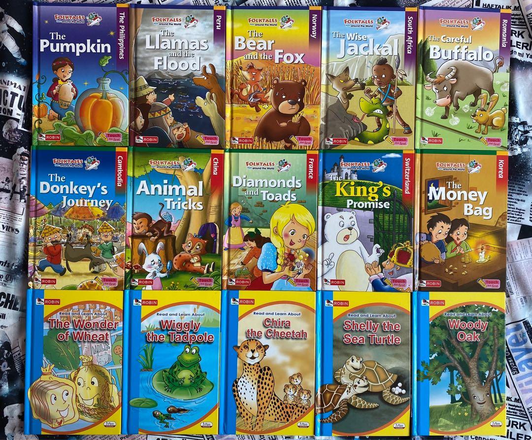 Robin英文硬皮故事書15本售 50 書本 文具 小朋友書 Carousell