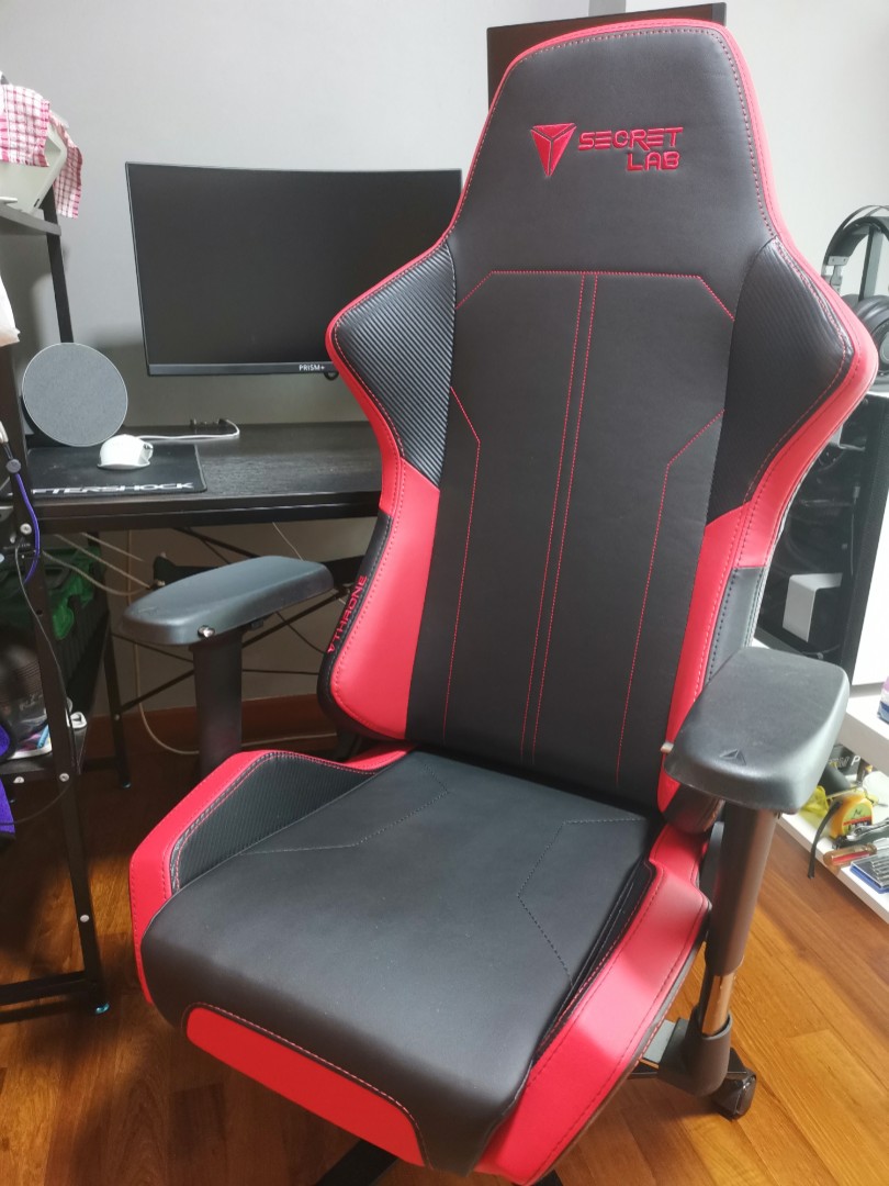 Secretlab Throne Red New seat back