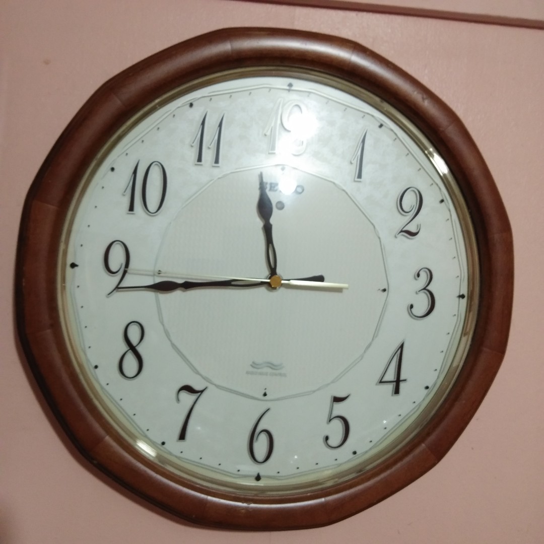 Seiko radio wave clock, Hobbies & Toys, Memorabilia & Collectibles ...
