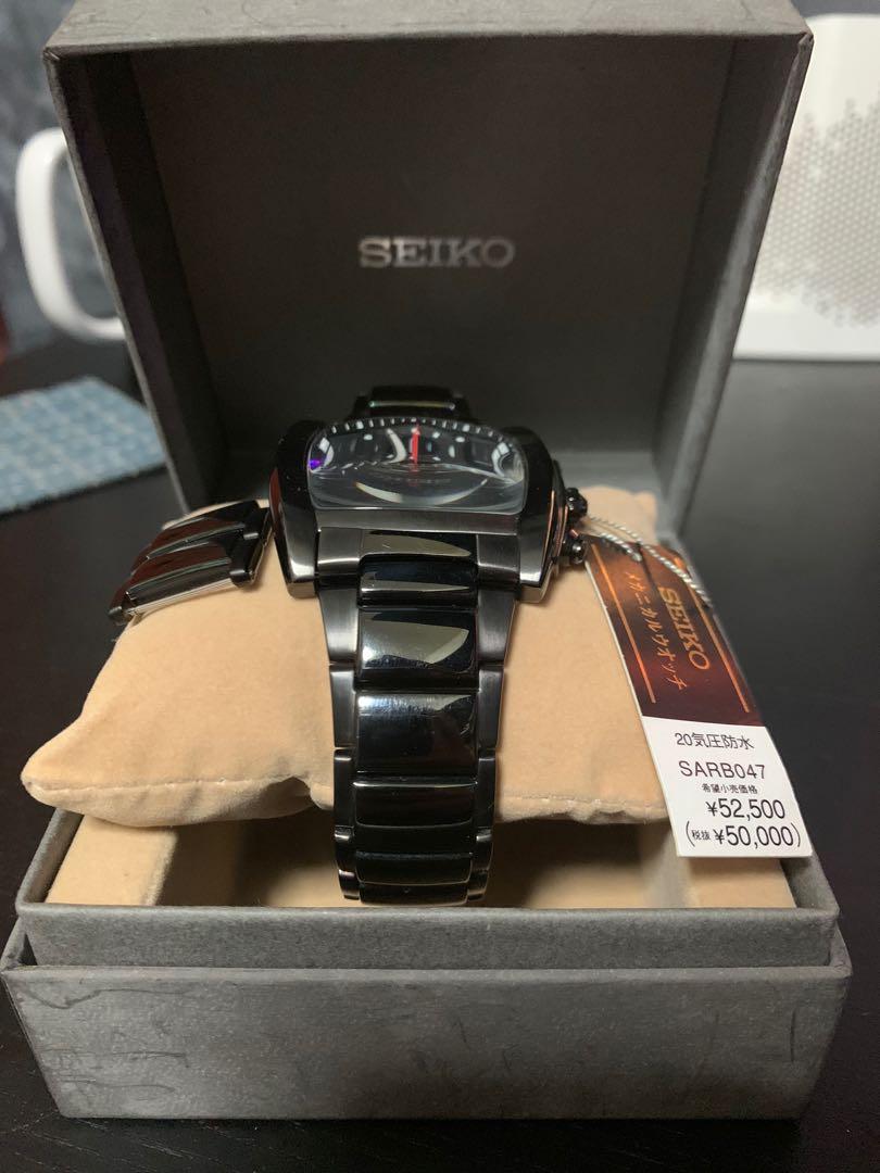 Seiko square shop faced mens watches