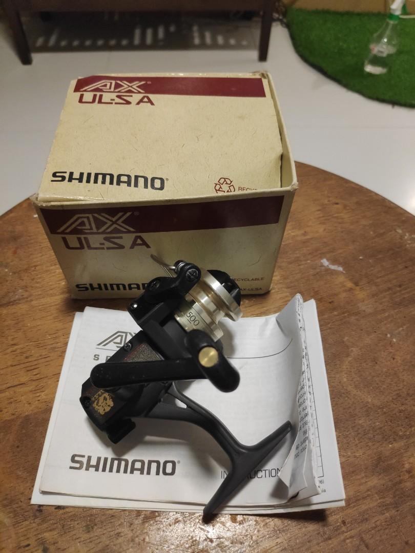 Shimano ULSA size 500 vintage spinning reel, Sports Equipment, Fishing on  Carousell