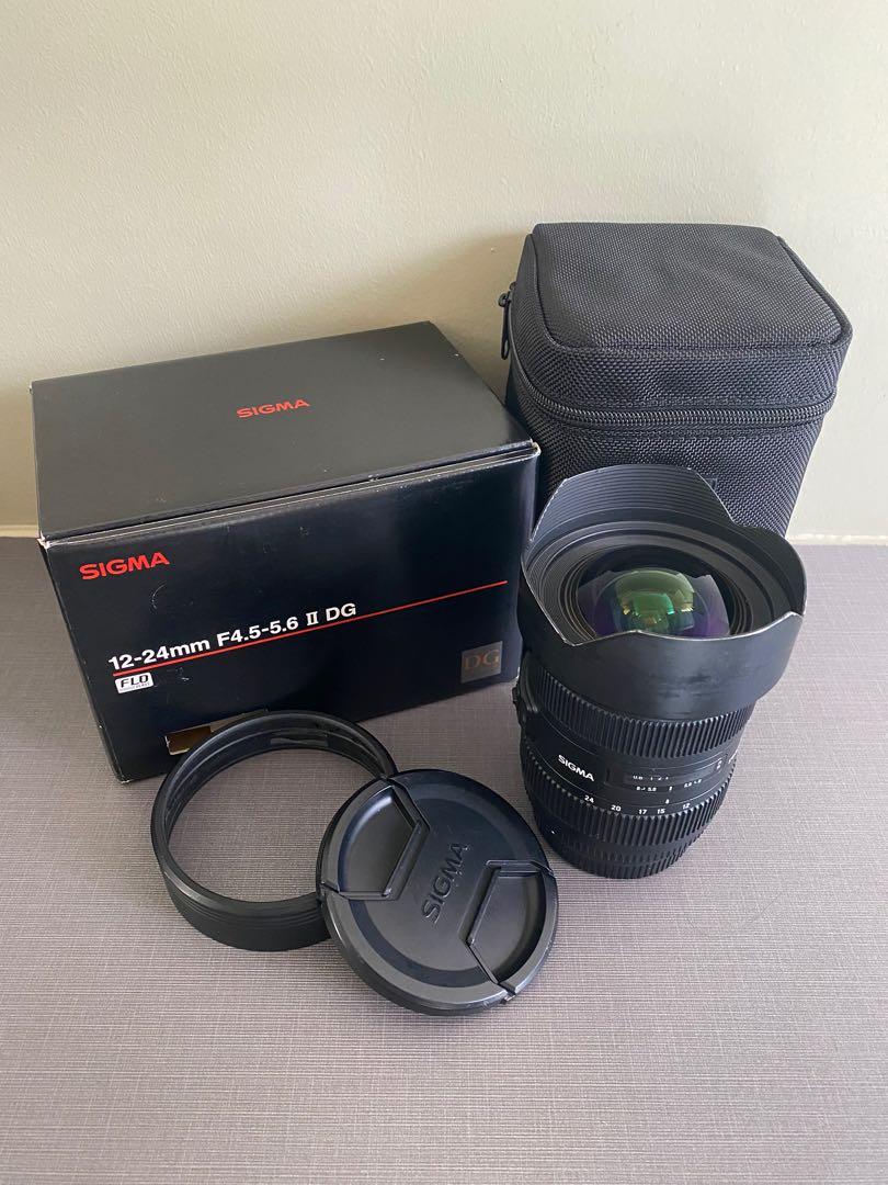Sigma 12 24mm F4 5 5 6 Ii Dg Canon Mount Photography Lenses On Carousell