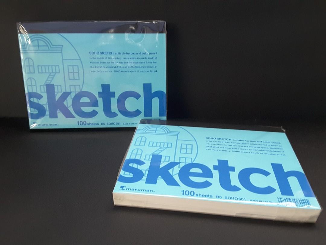 Sketch B6速畫隨身水彩本 每本100頁 170 125mm 手作 自家設計 美術工具 Carousell