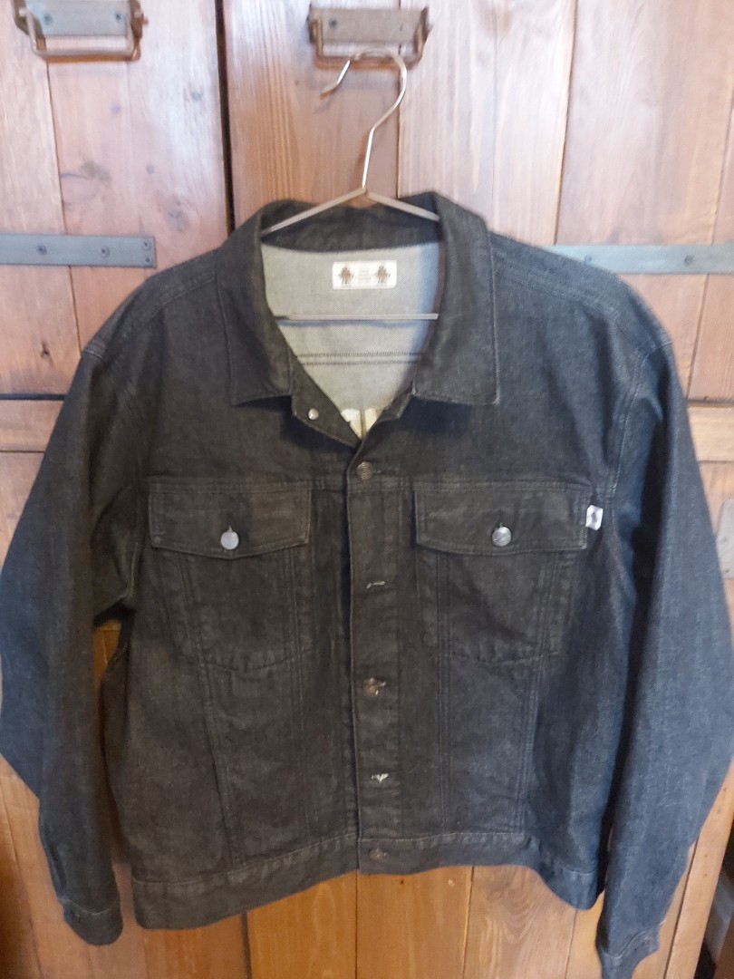 Studio Seven X GU Black denim jacket 
