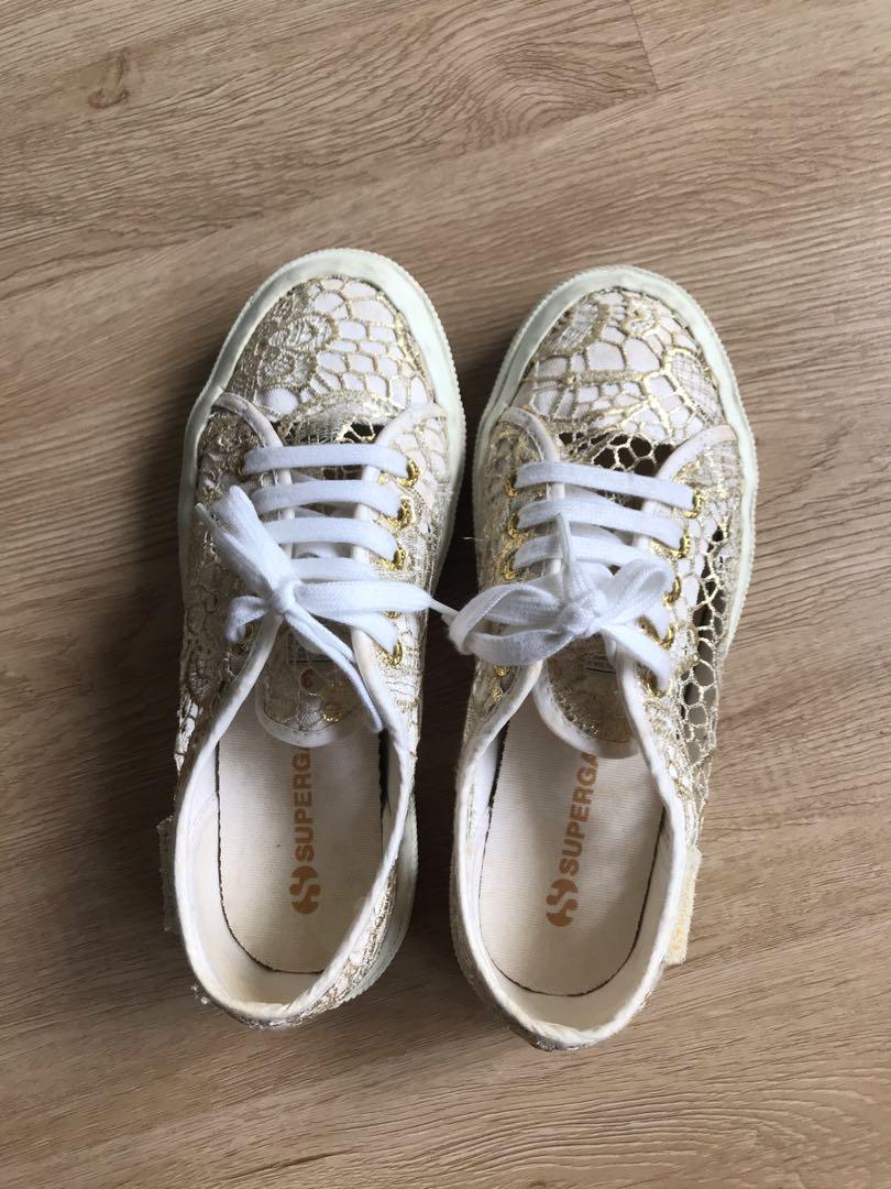 superga macrame slip on