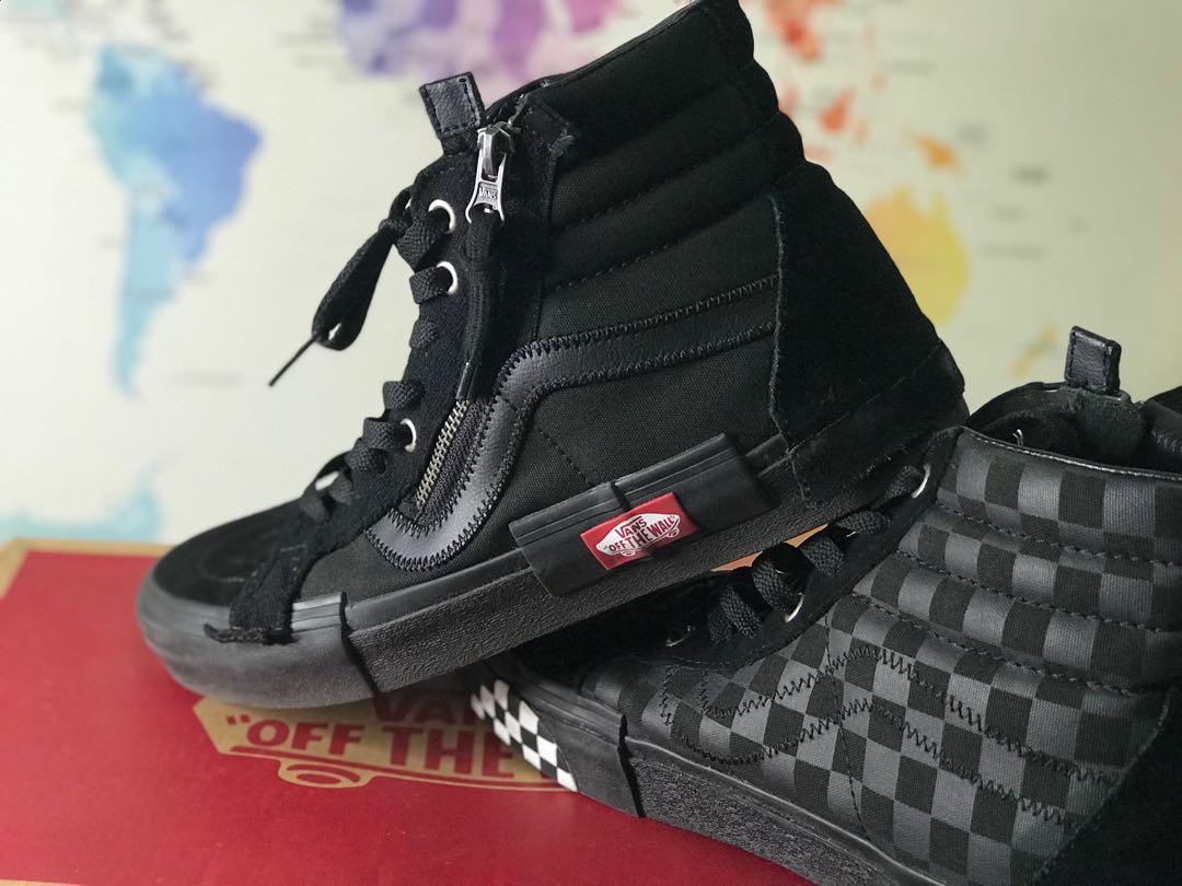 vans sk8 hi reissue cap checkerboard