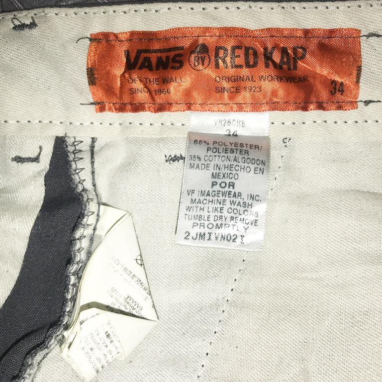 vans red kap