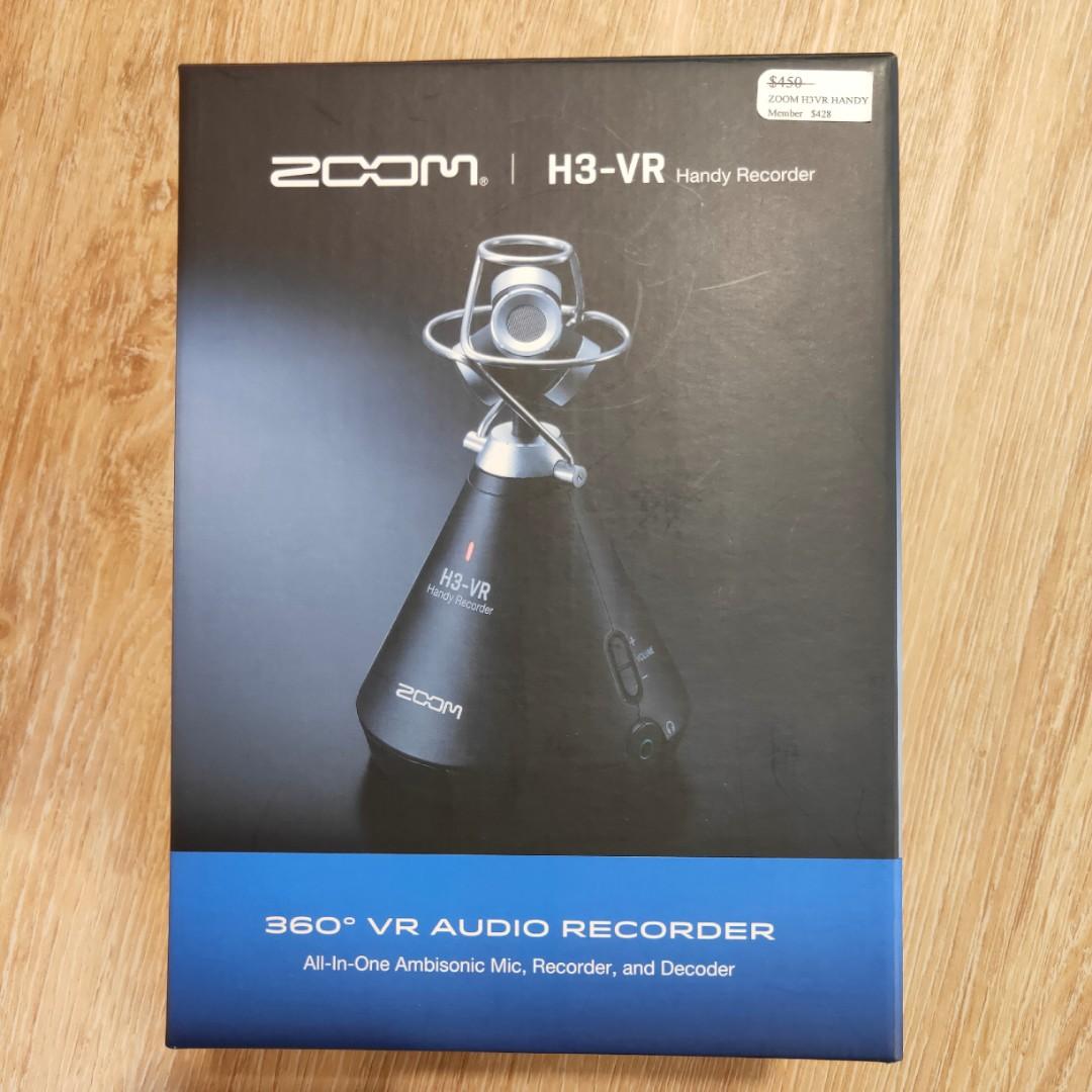 Zoom H3 Vr Handy Audio Recorder With Built In Ambisonics Mic Array Photography Video Equipment On Carousell