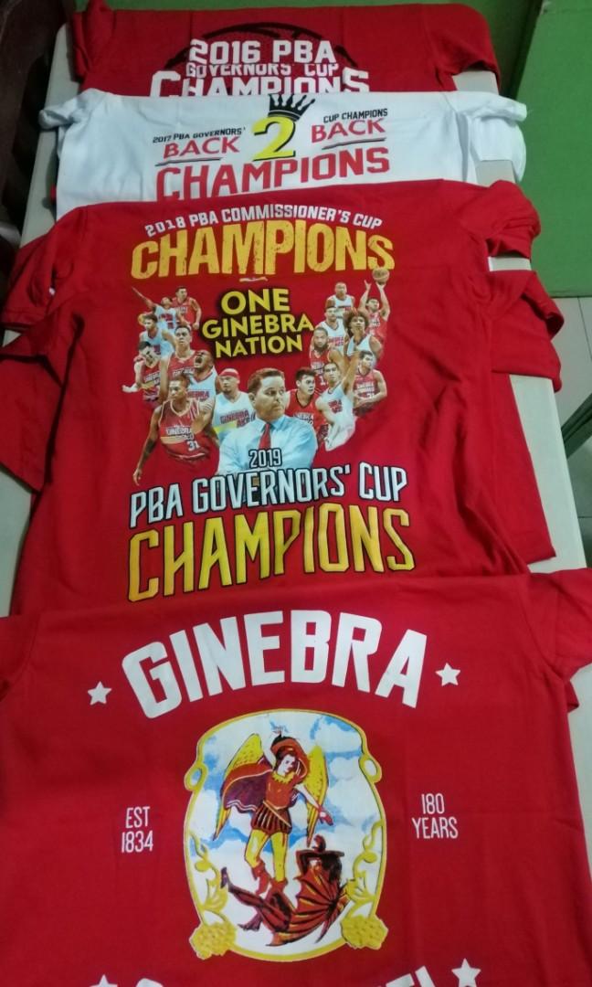 Ginebra champion deals t shirt