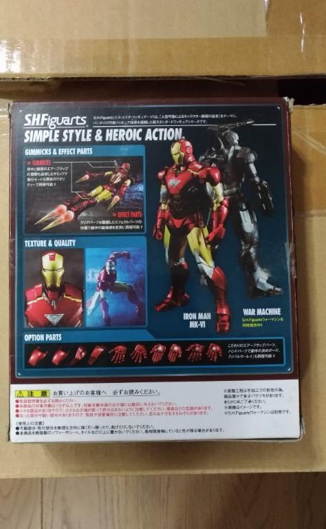 2nd) Mô Hình Nhân Vật Marvel SHF Iron Man Mark 6 & Hall Of Armor Set | Việt Nam