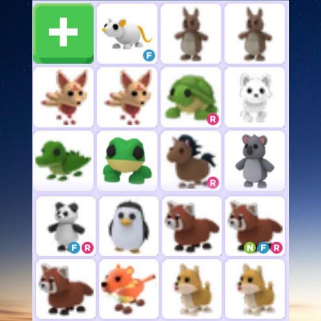 rarest adopt me plushies