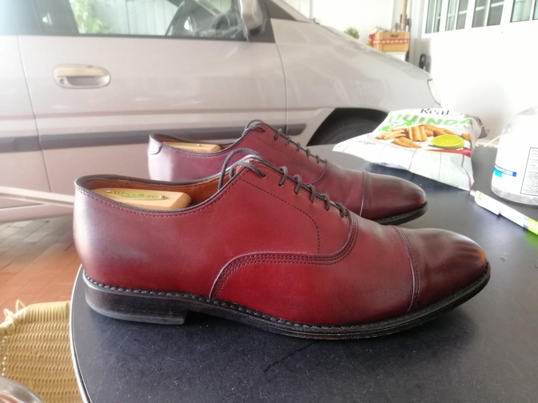 Allen Edmonds Park Avenue oxblood oxford. 9 D