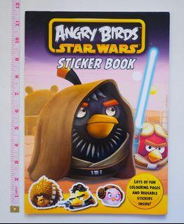 PRICE DROP Angry Birds Star Wars Sticker Book (And Colouring Book In 1)