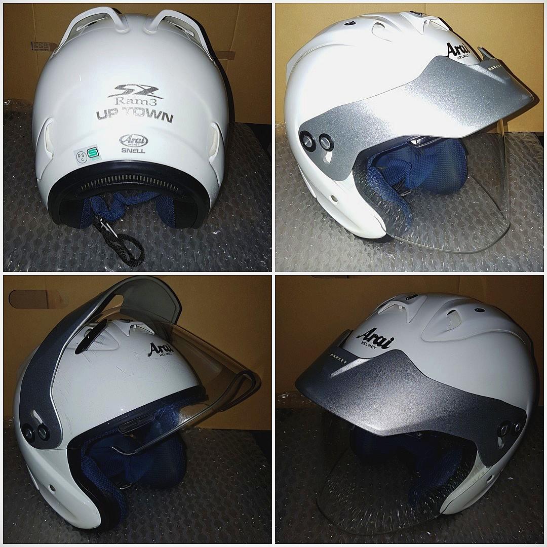 アライ　SZ-Ram4　ホワイト　サイズ57‐58㎝ Arai アライ SZ-RAM4 グラスホワイト GLASS WHITE SZ-Ram4