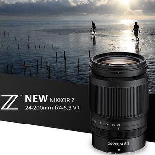 Bn Nikon NIKKOR Z 24-200mm f4-6.3 VR Lens and local nikon warranty