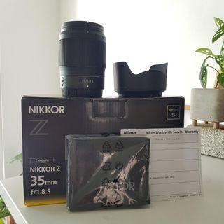 Bn Nikon NIKKOR Z 35mm f1.8 S Lens