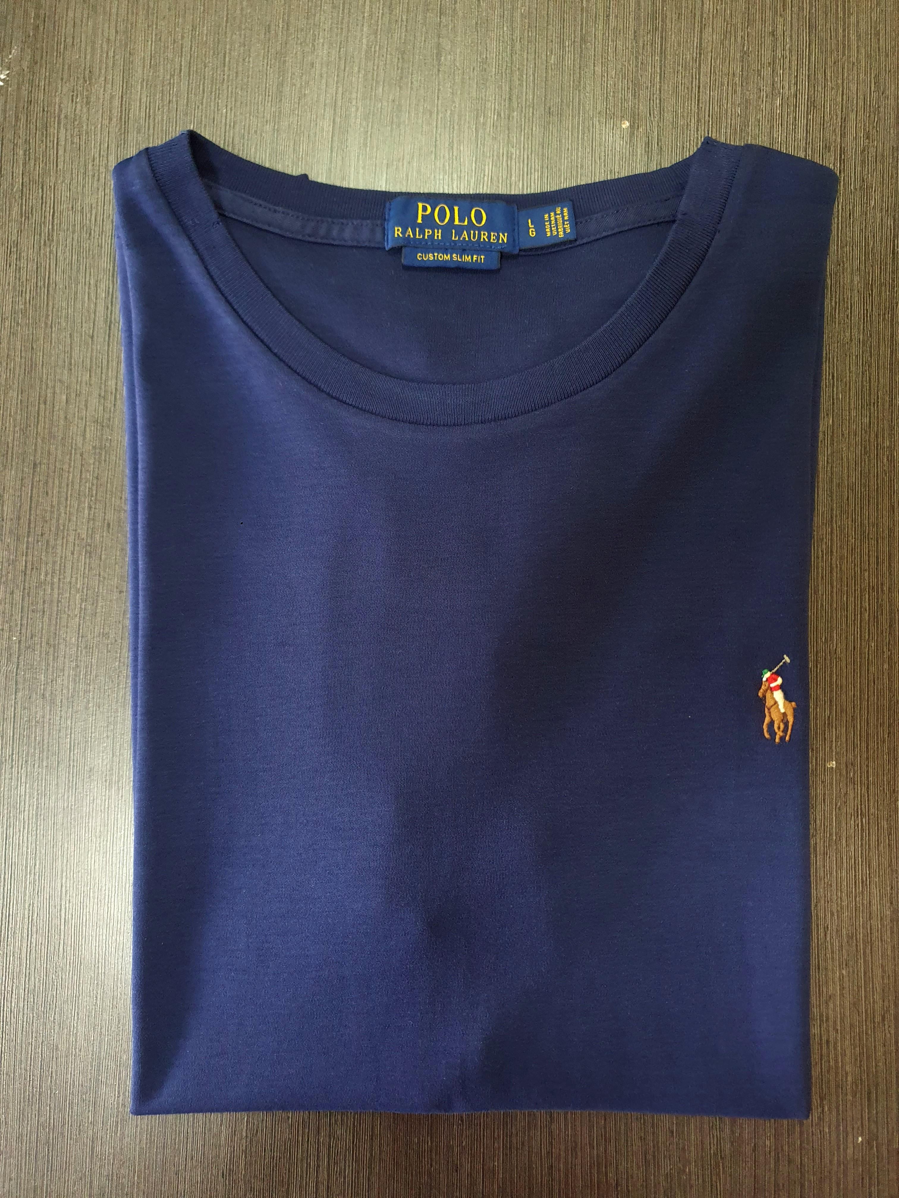BN Polo Ralph Lauren Navy Pima T shirt 