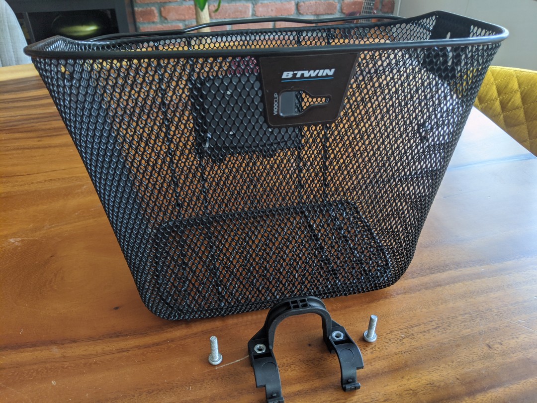 BTwin Bicycle basket Sports Equipment Bicycles Parts Bicycles on Carousell