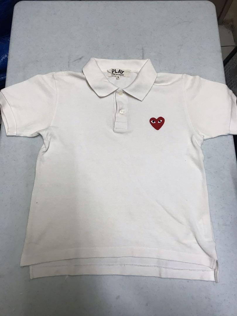 cdg polo tee