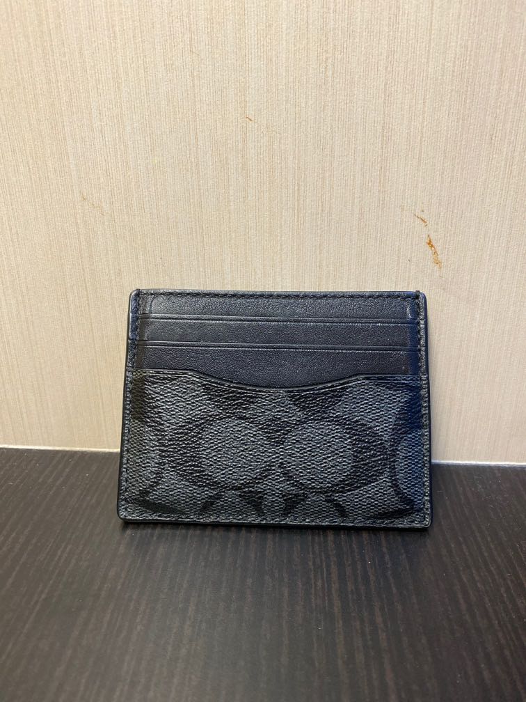 Coach Men Card holder, Men's Fashion, Watches & Accessories, Wallets