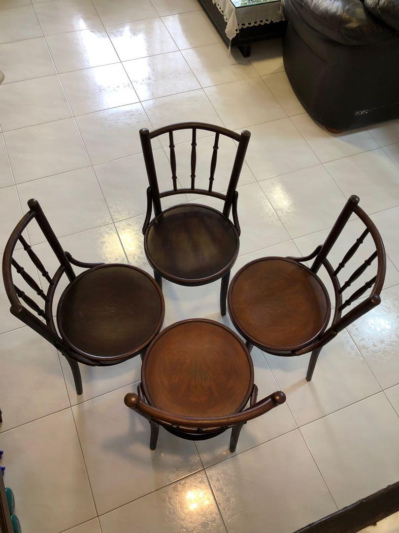 Coffee shop chairs, Furniture & Home Living, Furniture, Chairs on Carousell