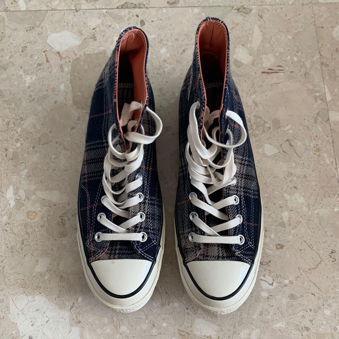 Converse chuck taylor 1970s hi luxury plaid clearance