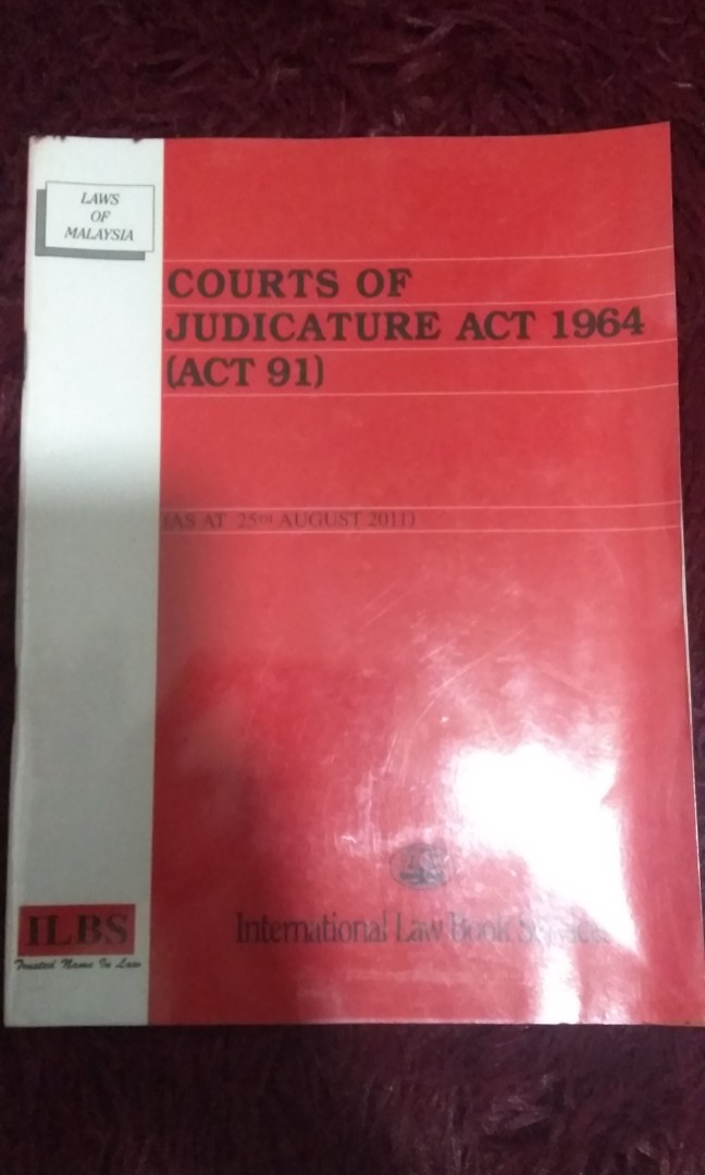 Courts Of Judicature Act 1964 Act 91 Textbooks On Carousell