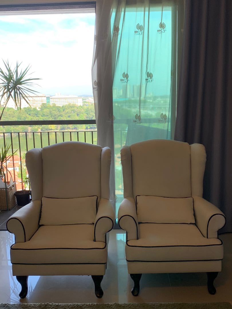 English wing chair sales