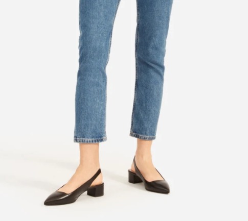 Everlane The Editor Slingback Heel Women s Fashion Footwear