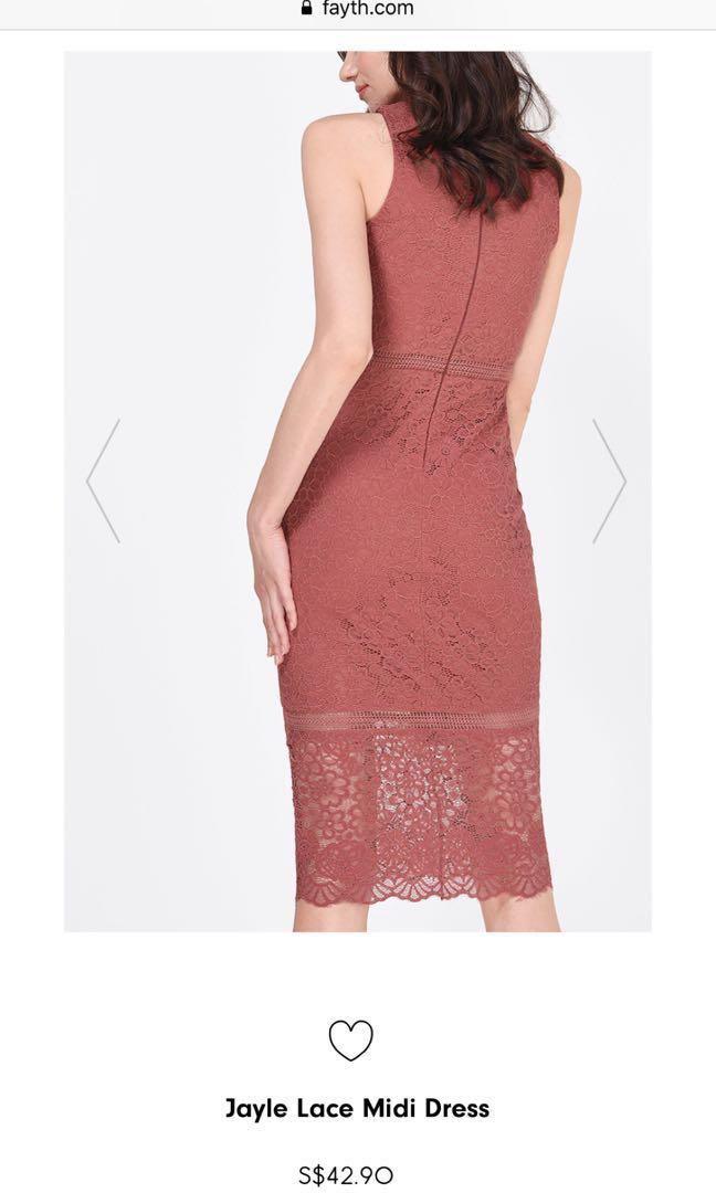 Jayce lace sheath cocktail dress clearance