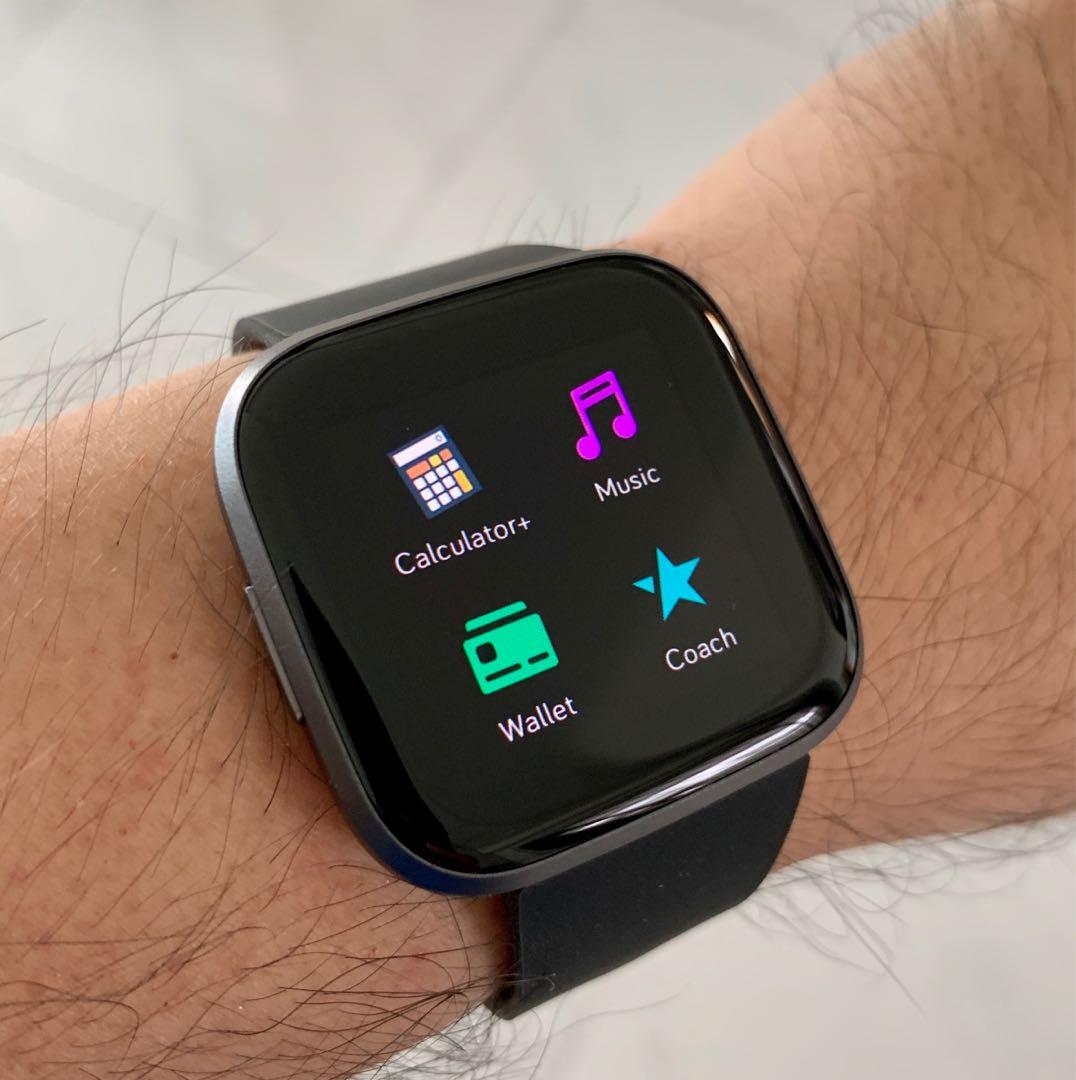 Fitbit versa 2 shop leather band