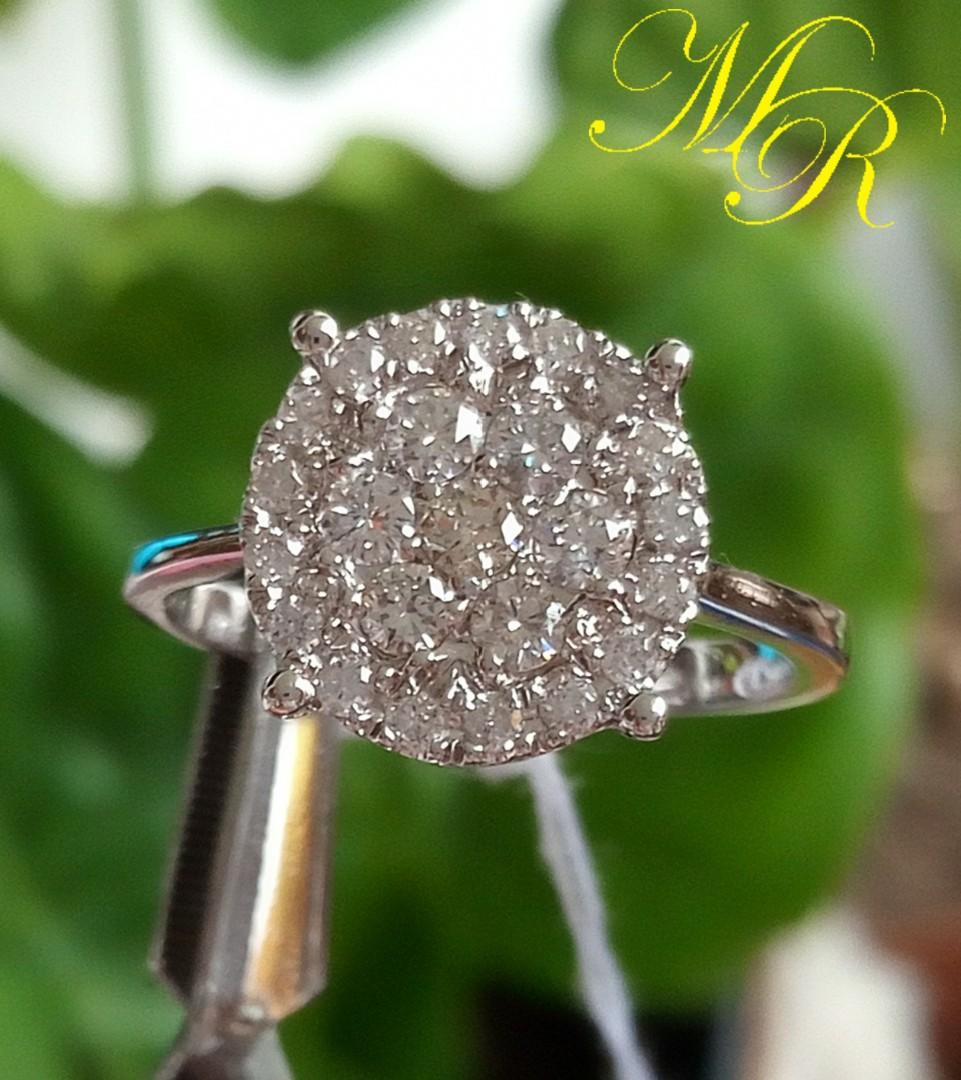 Illusion engagement hot sale ring