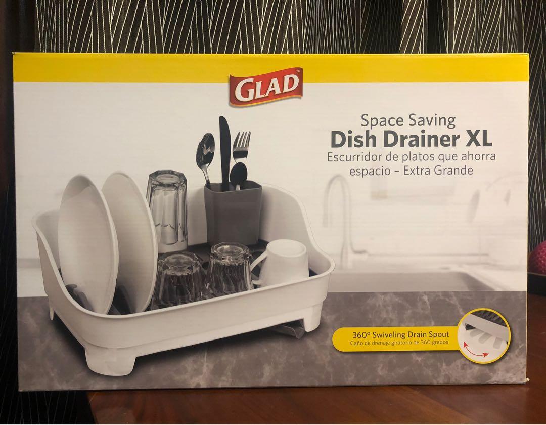 Glad Dish Drainer Furniture Home Living Kitchenware Tableware Other Kitchenware Tableware on Carousell