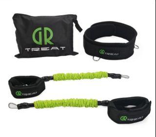GUARD & REVIVAL TREAT Booty Exercise Band Glute Blaster Belt - Resistance Bands for Leg and Butt -Tone Firm and Build Lift Glute and Lower Body Muscles Shape