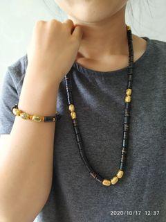 Handmade Beaded Necklace & Bracelet Set
