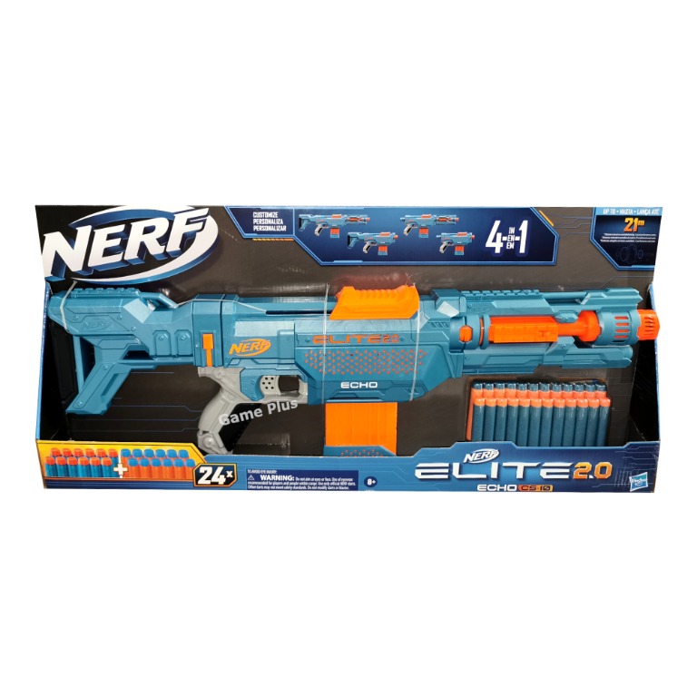 Nerf Elite 2.0 Echo CS-10, Comes with 24 Official Nerf Darts, Ages 8+ 