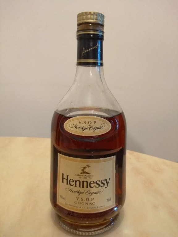 Hennessy VSOP cognac 舊版金頭法國軒尼詩VSOP干邑白蘭地連盒, 嘢食