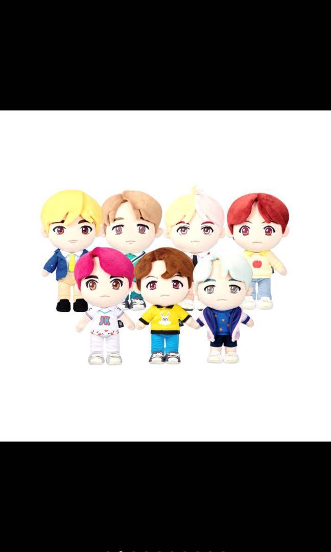 bts plushies v