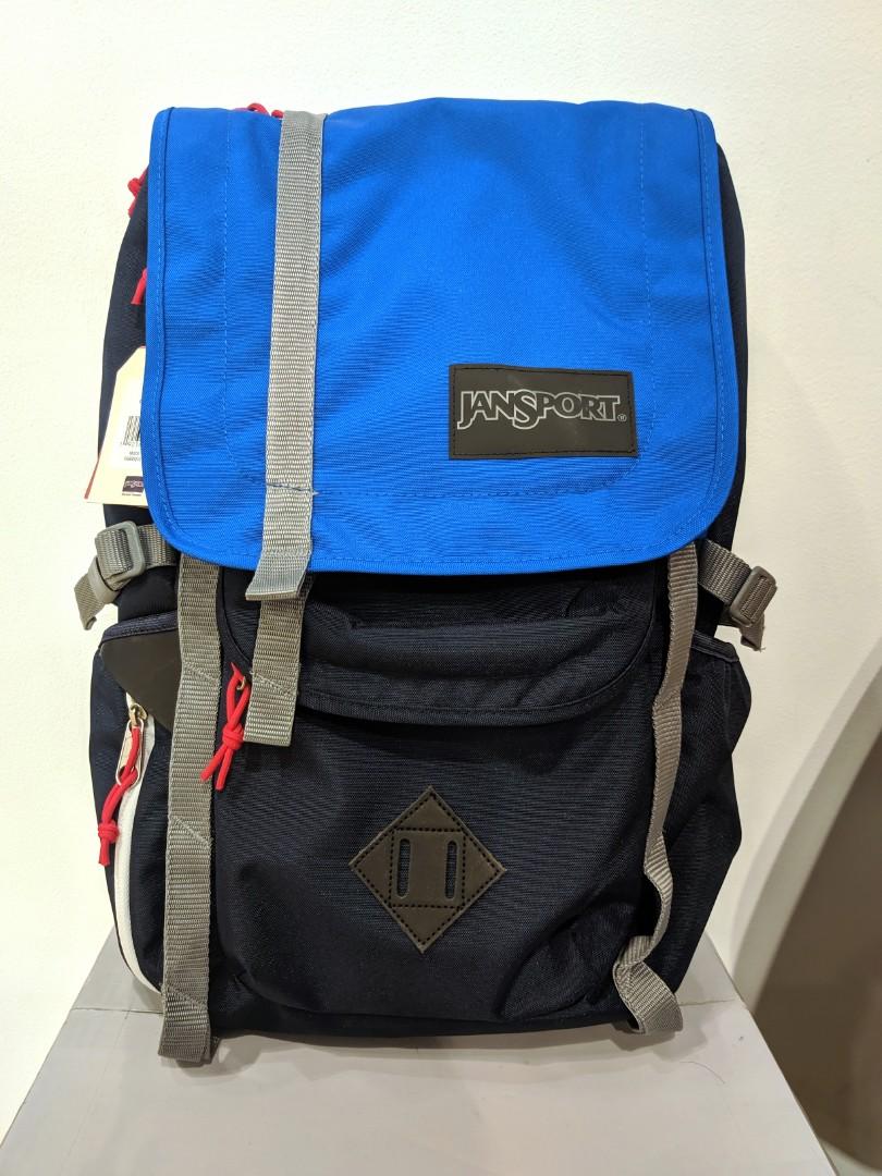 JanSport Hatchet Red/White/Blue Backpack (Authentic), Men's Fashion